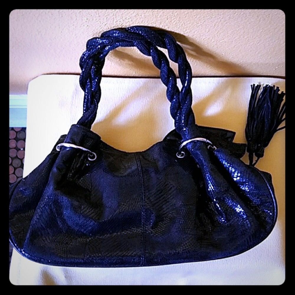 Oh La La Cache Hobo Purse with Braided Handles